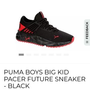 Boys size 3 puma sneakers